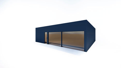 Showroom modulaire 100m2 Moduco